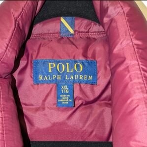 Polo Ralph Lauren Burgundy bubble vest XXL